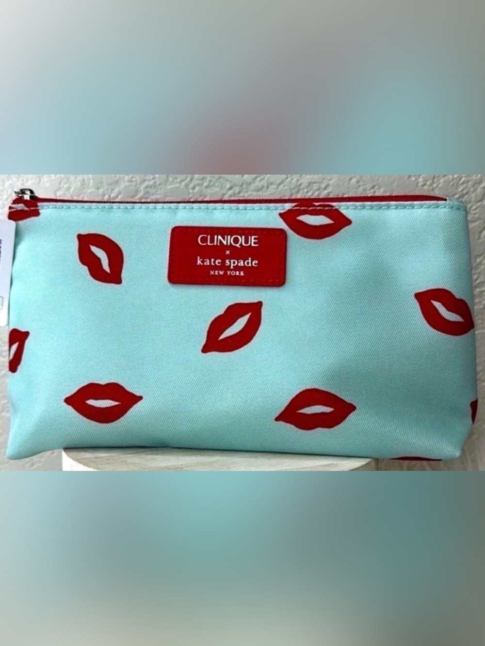 💙Clinique x kate spade Cosmetic Bag